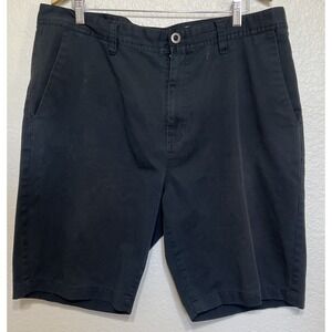 VOLCOM Mens True To‎ This  Shorts Size 40 Black Skateboard , Grunge